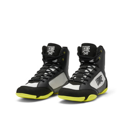 Buty bokserskie premium Leone czarny/lime