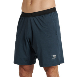 Szorty treningowe męskie Leone 1947 MELANGE granatowe – Lekkie, luźny krój, idealne na siłownię