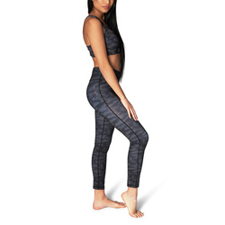 Legginsy damskie EXTREMA 3 Leone1947 – kompresyjny materiał, dynamiczny nadruk, pełna długość