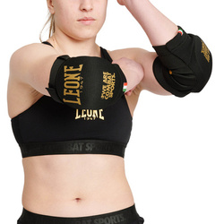 Ochraniacze na łokcie Leone1947 – czarne, anatomiczne z amortyzacją