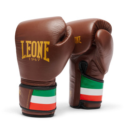 Rękawice bokserskie Leone Italy ’47 brązowe