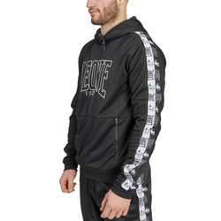 Bluza sportowa z kapturem Leone1947 ICONIC Czarna – Dresowa, klasyczny krój