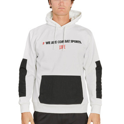 Bluza sportowa z kapturem LOGO WACS (czarno-czerwona)