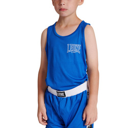 Dziecięca koszulka bokserska treningowa ICONIC niebieska – Leone1947