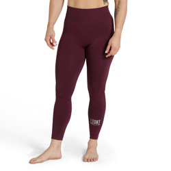 Legginsy sportowe damskie Leone1947 LOGO bezszwowe treningowe wysoki stan