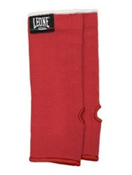 Czerwone ochraniacze na kostki Leone1947 – ochrona stawu skokowego do MMA i boksu