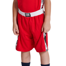 Dziecięce spodenki bokserskie ICONIC czerwone – Leone1947