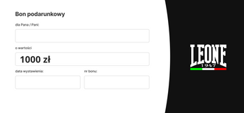 BON PODARUNKOWY LEONE