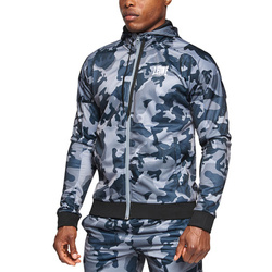 Bluza z kapturem CAMO Leone1947 – szary kamuflaż