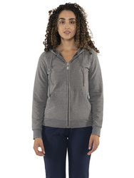 Woman hoody full zip Never Without