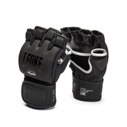 Rękawice MMA BLACK EDITION Leone1947 – profesjonalna ochrona z zabudowanym kciukiem