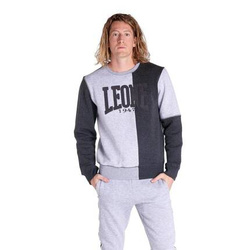 Bluza męska Leone1947 bez kaptura – dwukolorowa, 100% bawełna