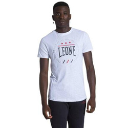 T-shirt męski Leone1947 – sportowy fason z logo i włoską flagą