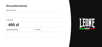 BON PODARUNKOWY LEONE