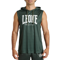 Bezrękawnik kamizelka treningowa z kapturem Leone1947 Logo