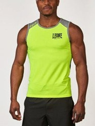 Koszulka bez rękawów męska Leone1947 EXTREMA 2.0 – sportowy tank top mesh yellow