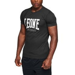 T-shirt w kolorze czarnym model LOGO marki Leone1947