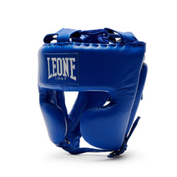 Kask bokserski THE GREATEST niebieski Leone1947 – Pełna ochrona, sparingowy standard