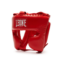 Kask bokserski THE GREATEST czerwony Leone1947 – Ochrona premium z pełną osłoną twarzy